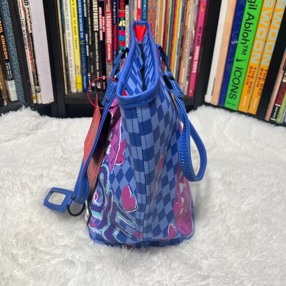 SPRAYGROUND RUGRATS SUSIE CRAYON SHARK MESSENGER TOTE - Picture 2 of 5